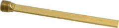 Made in USA - 1/4" NPT Thread, Straight, Die & Mold Cooling Baffle - 5" OAL, Brass - All Tool & Supply