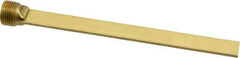 Made in USA - 3/8" NPT Thread, Straight, Die & Mold Cooling Baffle - 6" OAL, Brass - All Tool & Supply