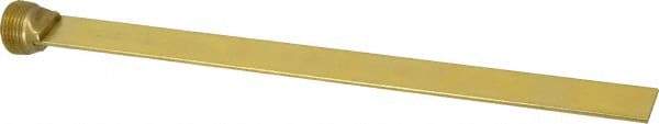 Made in USA - 3/4" NPT Thread, Straight, Die & Mold Cooling Baffle - 12" OAL, Brass - All Tool & Supply