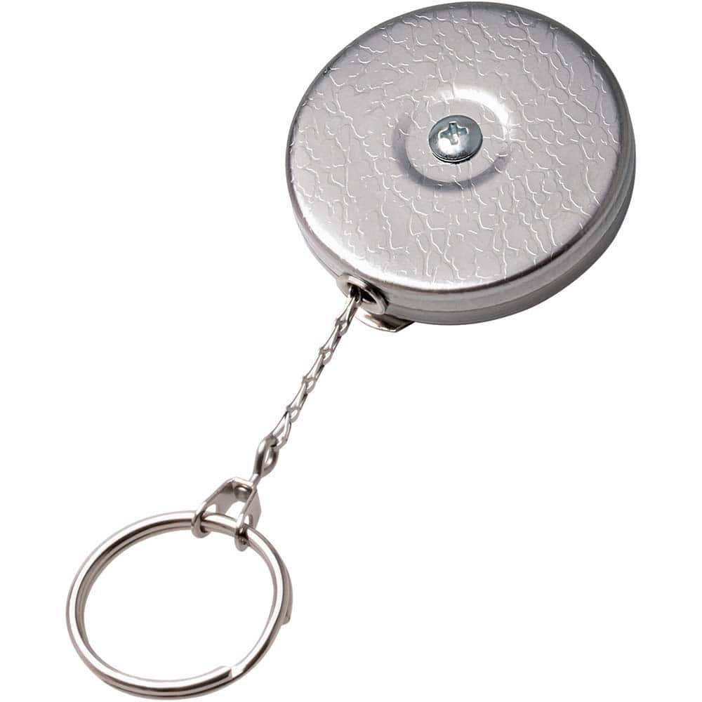 Key-Bak - Key Control; Type: Retractable Key Chain ; Number of Keys: 15 ; Color: Chrome ; Width (Inch): 1 - Exact Industrial Supply