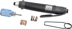 Ingersoll-Rand - 1/4" Bit Holder, 1,000 RPM, Inline Handle Air Screwdriver - 3 to 40 In/Lb Torque, 16 CFM - All Tool & Supply