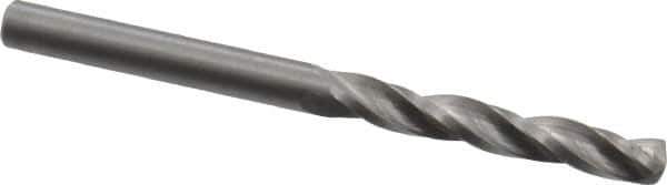 Guhring - 4.1mm 150° Solid Carbide Jobber Drill - Bright Finish, Right Hand Cut, Spiral Flute, Straight Shank, 55mm OAL, Standard Point - All Tool & Supply