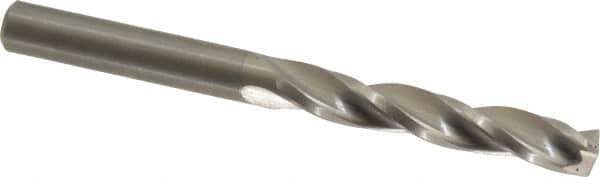 Guhring - 5.7mm 150° Solid Carbide Jobber Drill - Bright Finish, Right Hand Cut, Spiral Flute, Straight Shank, 66mm OAL, Standard Point - All Tool & Supply