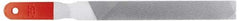 Simonds File - 8" Long, American-Pattern File - Single, Double Cut, Handle - All Tool & Supply