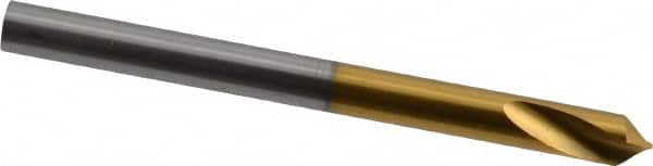 Guhring - 5mm Body Diam, 90°, 62mm OAL, High Speed Steel Spotting Drill - All Tool & Supply