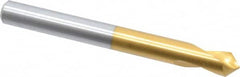 Guhring - 8mm Body Diam, 90°, 79mm OAL, High Speed Steel Spotting Drill - All Tool & Supply