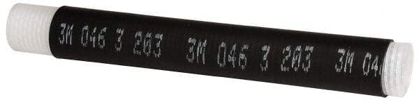 3M - 305mm Long, 2:1, EPDM Rubber Cold Shrink Electrical Tubing - Black - All Tool & Supply