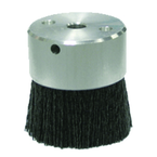 3" Diameter - Maximum Density Crimped Filament MINIATURE Disc Brush - 0.055/120 Grit - All Tool & Supply