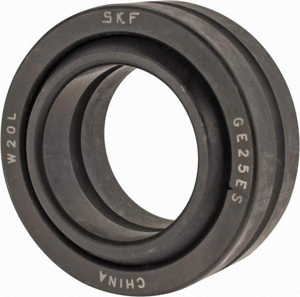 SKF - 25mm Bore Diam, 10,800 Lb Dynamic Capacity, Spherical Plain Bearing - 54,000 Lb Static Load Capacity - All Tool & Supply