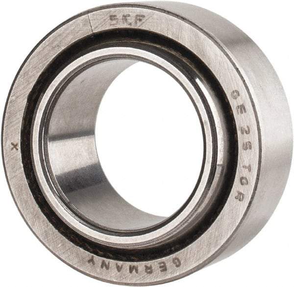 SKF - 25mm Bore Diam, 15,298 Lb Dynamic Capacity, Spherical Plain Bearing - 30,821 Lb Static Load Capacity - All Tool & Supply