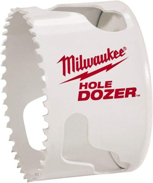 Milwaukee Tool - 1-3/4" Diam, 1-1/2" Cutting Depth, Hole Saw - Bi-Metal Saw, Toothed Edge - All Tool & Supply