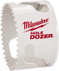 Milwaukee Tool - 1-3/4" Diam, 1-1/2" Cutting Depth, Hole Saw - Bi-Metal Saw, Toothed Edge - All Tool & Supply