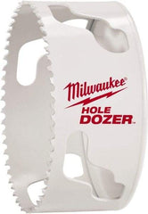 Milwaukee Tool - 3-1/8" Diam, 1-1/2" Cutting Depth, Hole Saw - Bi-Metal Saw, Toothed Edge - All Tool & Supply