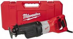 Milwaukee Tool - 2,800 Strokes per Minute, 1-1/4 Inch Stroke Length, Electric Reciprocating Saw - 120 Volts, 15 Amps, 1 Blade - All Tool & Supply