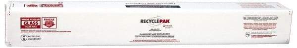 Recyclepak - 48 Inch Long x 6 Inch Wide x 6 Inch Deep, 4 Gallon, Lamp Recycling Box - 15 Piece, T12 or 30 Piece, T8 Capacity, Box - All Tool & Supply