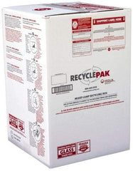 Recyclepak - 24-3/4 Inch Long x 16 Inch Wide x 16 Inch Deep, Lamp Recycling Box - 22 Piece, T12 or 32 Piece, T8 Capacity, Capacity U Tubes, Lamps, 2 Ft. Box - All Tool & Supply