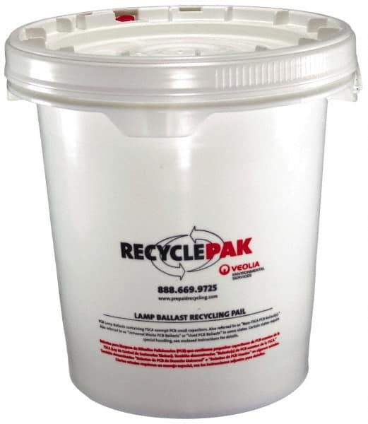 Recyclepak - 15 Inch Deep, Ballast Bucket - 15 Inch Diameter, 69 Lb. Capacity, 5 Gallon Pail - All Tool & Supply