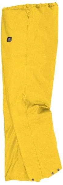 Helly Hansen - Size M, Yellow, Rain Pants - No Pockets - All Tool & Supply