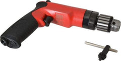 Sioux Tools - 3/8" Reversible Keyed Chuck - Pistol Grip Handle, 2,500 RPM, 14.16 LPS, 30 CFM, 1 hp - All Tool & Supply