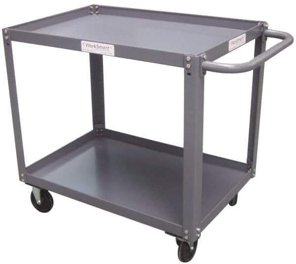 Value Collection - 4,000 Lb Capacity, 30" Wide x 48" Long x 36-1/4" High Service Cart - 2 Shelf, Steel - All Tool & Supply