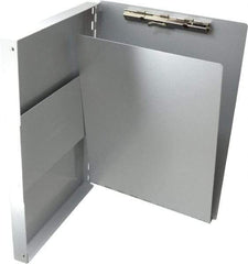 Saunders - 13 Inch Long x 9 Inch Wide x 1 Inch High, Clip Board - Silver - All Tool & Supply