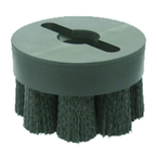 10" Diameter - Shell-Mill Holder Crimped Filament Disc Brush - 0.026/120 Grit - All Tool & Supply