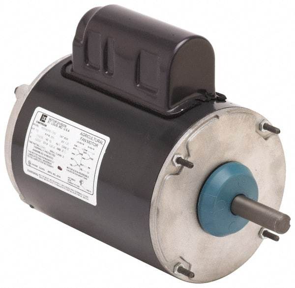 US Motors - 1/2 hp, TEAO Enclosure, Auto Thermal Protection, 1,725 RPM, 115/230 Volt, 60 Hz, Industrial Electric AC/DC Motor - Size 56 Frame, Rigid Mount, 1 Speed, Ball Bearings, 7.0/3.5 Full Load Amps, B Class Insulation, Reversible - All Tool & Supply