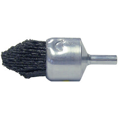 1″ Dia FME-Compliant Black Nylox Controlled Flare End Brush, .035/80CG Fill - All Tool & Supply