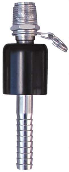 SuperKlean - NPT x 1/2" Hose Barb, Ball Type Swivel Hose Adapter - Stainless Steel - All Tool & Supply