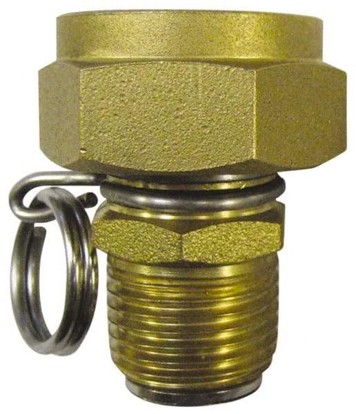 SuperKlean - 1/2 & 3/4 MNPT x FGHT Swivel Hose Adapter - Brass & Stainless Steel - All Tool & Supply