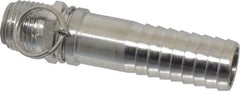 SuperKlean - NPT x 3/4" Hose Barb, Swivel Hose Adapter - Stainless Steel - All Tool & Supply