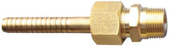 SuperKlean - NPT x 1/2" Hose Barb, 3 Piece Mixer Adapter - Brass - All Tool & Supply