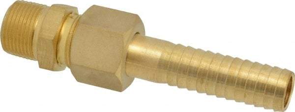 SuperKlean - NPT x 3/4" Hose Barb, 3 Piece Mixer Adapter - Brass - All Tool & Supply