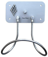 SuperKlean - Air & Water Hose Rack - Stainless Steel Plate, Bolts & Anchor Bolts - All Tool & Supply