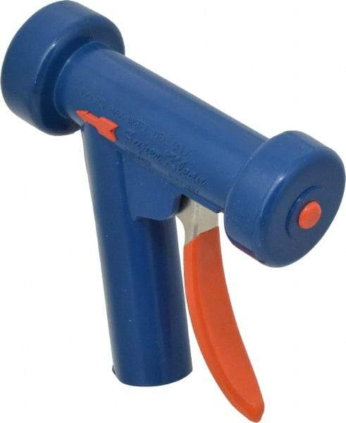 SuperKlean - Insulated, Aluminum Pistol Grip Spray Nozzle for 1/2" Pipe - Light Blue, 1/2 NPT - All Tool & Supply