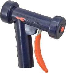 SuperKlean - Insulated, Brass Pistol Grip Spray Nozzle for 1/2" Pipe - Dark Blue, 1/2 NPT - All Tool & Supply