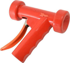 SuperKlean - Insulated, Brass Pistol Grip Spray Nozzle for 1/2" Pipe - Red, 1/2 NPT - All Tool & Supply