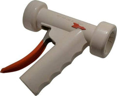 SuperKlean - Insulated, Brass Pistol Grip Spray Nozzle for 1/2" Pipe - White, 1/2 NPT - All Tool & Supply