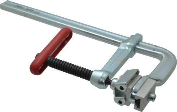 Bessey - 4-3/4" Deep Throat, 12" Max Capacity, Spreader Sliding Arm Clamp - 2,600 Lb Clamping Pressure, 3/4" Spindle Diam - All Tool & Supply