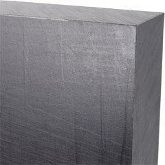 Made in USA - 1" Thick x 12" Wide x 2' Long, Polyethylene (UHMW) Sheet - Black, Antistatic Grade - All Tool & Supply