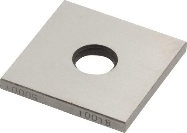 Value Collection - 0.10005" Square Steel Gage Block - Accuracy Grade 0 - All Tool & Supply