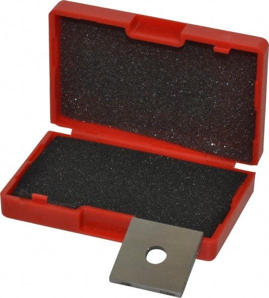 Value Collection - 0.116" Square Steel Gage Block - Accuracy Grade 0, Includes NIST Traceability Certification - All Tool & Supply