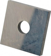 Value Collection - 0.123" Square Steel Gage Block - Accuracy Grade 0, Includes NIST Traceability Certification - All Tool & Supply