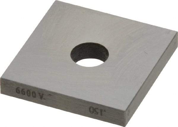 Value Collection - 0.15" Square Steel Gage Block - Accuracy Grade 0, Includes NIST Traceability Certification - All Tool & Supply