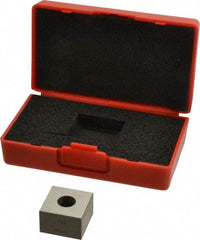 Value Collection - 0.6" Square Steel Gage Block - Accuracy Grade 0, Includes NIST Traceability Certification - All Tool & Supply