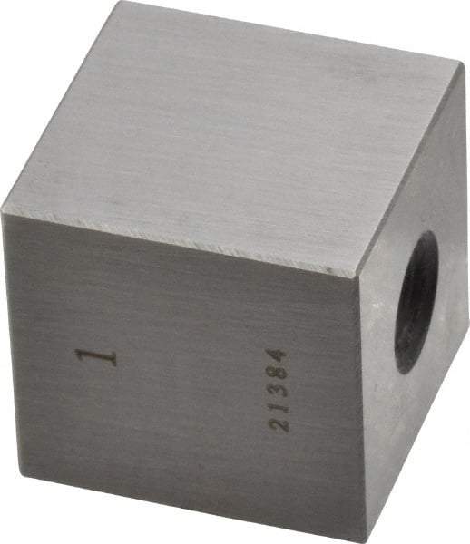 Value Collection - 1" Square Steel Gage Block - Accuracy Grade 0, Includes NIST Traceability Certification - All Tool & Supply