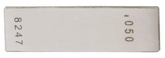 Value Collection - 0.1006" Rectangular Steel Gage Block - Accuracy Grade AS-1, Includes NIST Traceability Certification - All Tool & Supply