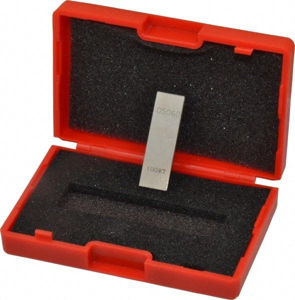 Value Collection - 0.0506" Rectangular Steel Gage Block - Accuracy Grade 0 - All Tool & Supply