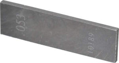 Value Collection - 0.053" Rectangular Steel Gage Block - Accuracy Grade 0 - All Tool & Supply