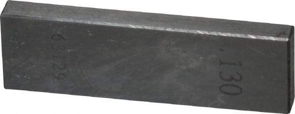 Value Collection - 0.13" Rectangular Steel Gage Block - Accuracy Grade 0, Includes NIST Traceability Certification - All Tool & Supply